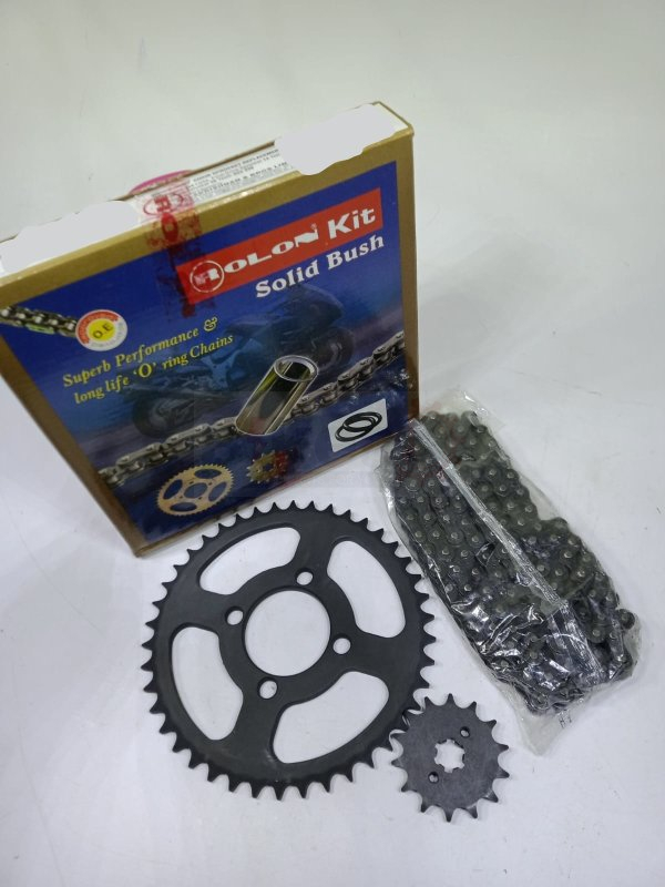 Sparepart CHAIN SPROCKET KIT BAJAJ PULSAR RS 150 / AS/50 ROLON best
